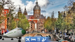 4-dňový letecký zájazd do Amsterdamu
