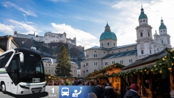 Adventný Salzburg a čarovný zámok Hellbrunn
