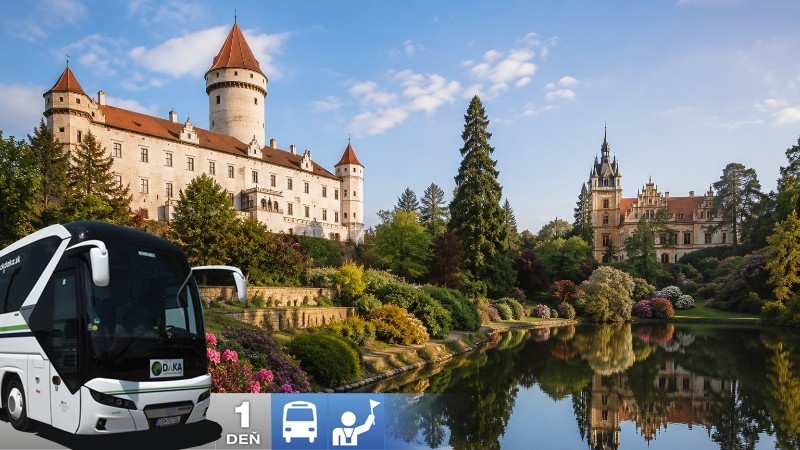 1-dňový zájazd na Konopište a zámok Průhonice