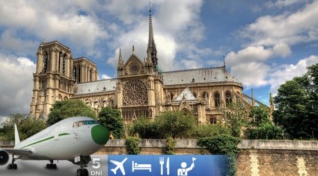 5-dňový letecký zájazd do Paríža