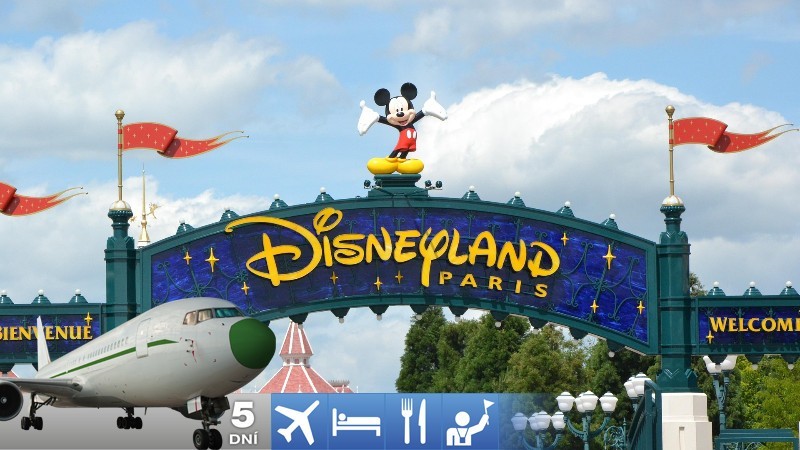 5-dňový letecký zájazd do Disneylandu v Paríži