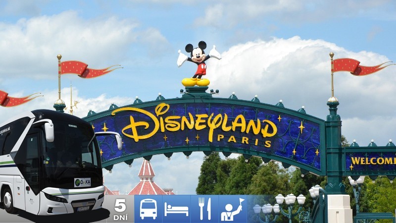 5-dňový zájazd do Disneylandu v Paríži