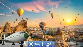 8 dňový poznávací letecký zájazd do Cappadocia a orientálny Istanbul