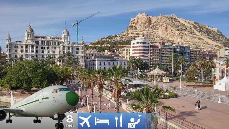 Alicante - Hotel Albahía 3*** s raňajkami letecky z Bratislavy