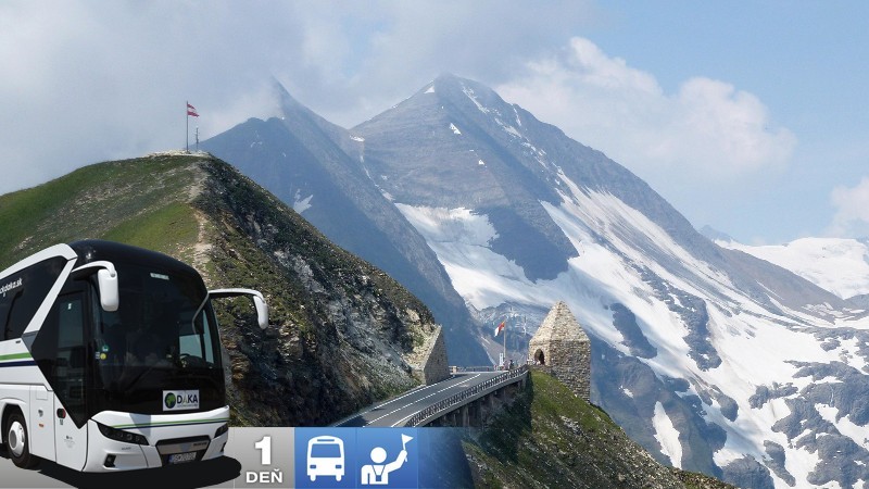 Alpský velikán Grossglockner a jazero Zell am See