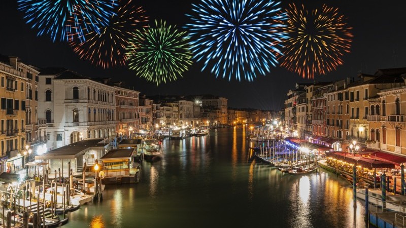 Jedinečný Silvester v Benátkach