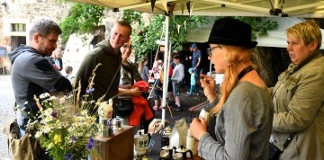 Festival kávy na hrade Helfštýn a mesto klobúkov 