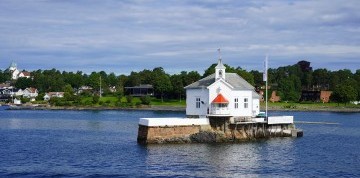 Oslo - hlavné mesto Nórska letecky