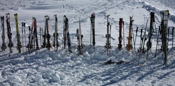 Lyžovačka v stredisku Folgarida-Marilleva v údolí Val di Sole