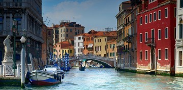 Benátky a Lido di Venezia - lagúna a deň pri mori