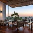 Mediterranean beach hotel