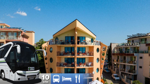 Nessebar - Evridika Family Hotel 3* s polpenziou a s dopravou