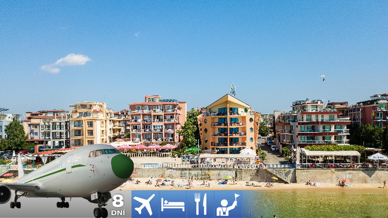 Nessebar - Evridika Family Hotel s polpenziou a s letenkou