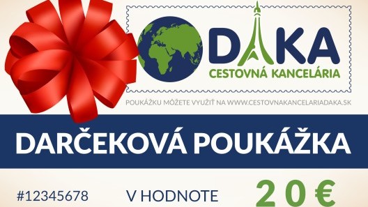 Darčeková poukážka 20 €