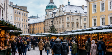 Adventný Salzburg a čarovný zámok Hellbrunn