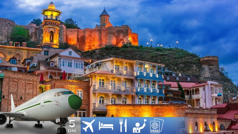 5-dňový letecký zájazd do Gruzínska