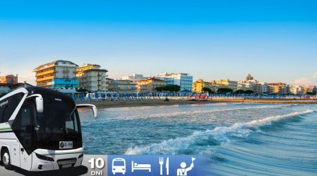 Týždeň v Taliansku s dopravou a polpenziou - Lido di Jesolo
