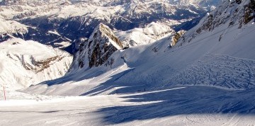 Lyžovačka v stredisku Folgarida-Marilleva v údolí Val di Sole