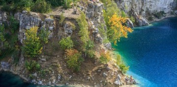 Kúpanie v Modrej lagúne pri Krakowe