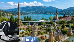 Najkrajšie stavby sveta a tyrkysové jazero Wörthersee
