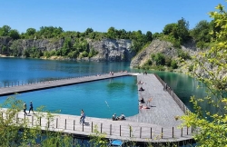 Kúpanie v Modrej lagúne pri Krakowe