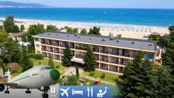 Slnečné pobrežie - Pliska hotel 3* s raňajkami a s letenkou