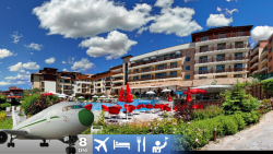 Sveti Vlas - hotel Garden of Eden 5* s polpenziou s letenkou