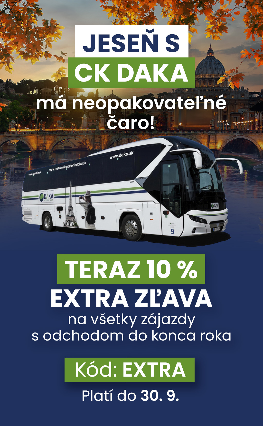 EXTRA ZLAVA - Jesenné pobyty 